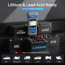 VDIAGTOOL BT600 Car Battery Tester with Printer Lithium Battery Alternator Tester 6-24V Auto Charging Cranking System Analyzer