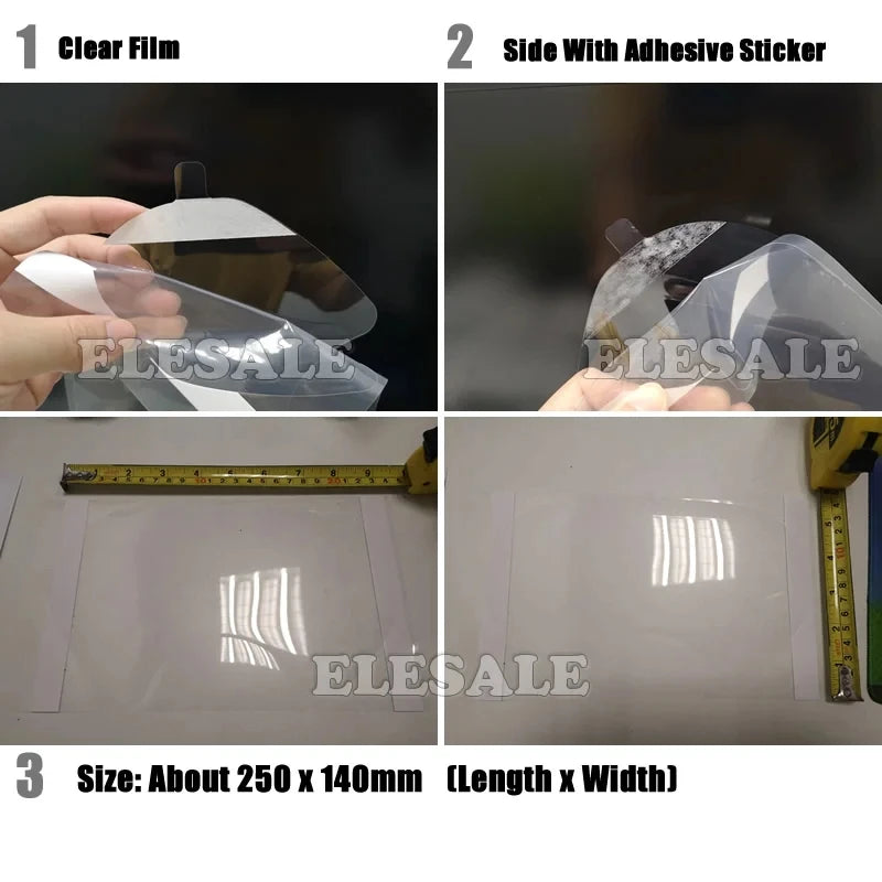 Spraying Mask Transparent Film For 6800 Gas Respirator Full Face Mask High Quality Protective Film Screen Protector Painting