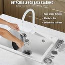 SucceBuy Manual Meat Grinder 304 Stainless Steel Hand Meat Grinder with Suction Cup&Steel Table Clamp Meat Mincer Sausage Maker