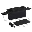 Universal Stroller Organizer Bag Detachable with Insulated Cup Holders, Diaper Storage, Secure Straps, Pockets for Phone, Keys
