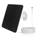 10W 5V Solarpanel Micro USB+Type-C 2in1 Outdoor Solar Ladepanel 3m Ladekabel für Überwachungskamera für Eufycam 3C/2C