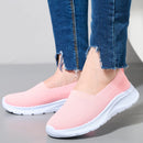 Summer Women Sneakers Mesh Breathable Women Casual Flats Shoes Slip On Female Sport Shoes Plus Size Tennis Shoes Ladies Loafers