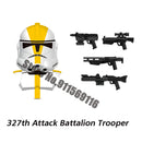 ARC Clone Troopers Building Blocks LUKE Skywalker Mandalorians Boba Fett Palpatine Yoda R2D2 Bricks Action Figures Toys