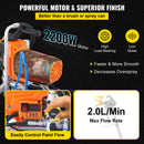 SucceBuy 2000W 2200W Airless Wall Paint Spray Gun with High Pressure Pipe Sprayer Machine Airless High Pressure Spraying Machine