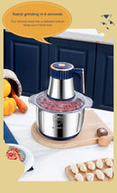 The Culinary Engine | 5L Stainless Steel Electric Meat Grinder & Food Processor