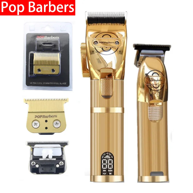 P800 P700 P600 Pop Barbers Professional Hair Clipper 0mm Blade Standard Set for Hair Cutting Machine Replaceable Cutter Head