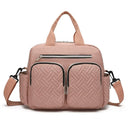 KONO Baby Diaper Bag Stylish & Walkable for Mom and Dad travel bag with Insulated Pockets for Vials & Snacks