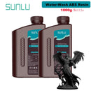 SUNLU 2KG Water Washable / Water Washable ABS Resin Resin 1000G/Bottle 405nm Rapid UV-Curing Photopolymer Resin For LCD 3D Print