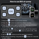 Car Jump Starter With Air Compressor LCD Screen 21800mAh Portable Booster Charger 6000A Powerful Car Battery Starting Devi
