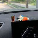 Cute Car Interior Decoration Ornaments Mini Cat Action Figure Auto Dashboard Rearview Mirror Decoration Car Accessories