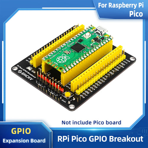 Raspberry Pi Pico GPIO Breakout Extender DIY Expansion Board Male Female Pin with Switch for RPI Pico W