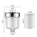 Wasserhahn-Auslass-Reiniger-Kits Universeller Wasserhahnfilter PP Baumwolle für Küche Bad Dusche Haushaltsfilter Hohe Dichte Praktisch