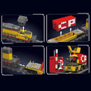 Mould King 12027 Technical Train Building Block Remote Control EMD SD40-2 Diesel Locomotive Model Assembly Car Brick Kids Toys