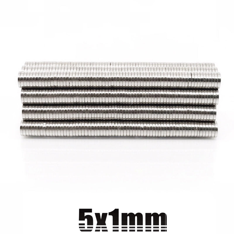 50~10000pcs 5x1 mm Mini Small Circular Magnets 5mmx1mm N35 Neodymium Magnet strong Dia 5x1mm Permanent NdFeB Magnets Disc 5*1 mm