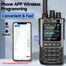 BinTolk BT8200 Walkie Talkie Long Range 10W Tri Power Full Band Wireless Bluetooth Phone Programming Noise Reduction Ham Radio
