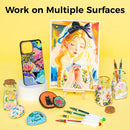 Ohuhu Nahuku Direct-Ink Acrylic Paint Markers | Flexible Brush Tip, High Opacity & Lightfast Set