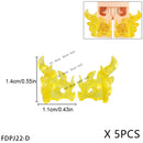 5PCS Cartoon Special Effects Pieces Arm Fist Wind Lightning Leg Flames Weapons Accessories Assemble Scene Bricks Kids for Toys