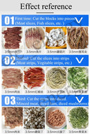 The Precision Slicer | 850W Stainless Steel Commercial Meat & Vegetable Cutting Machine
