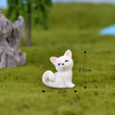 Easter Bunny Decoration Mini Resin Rabbit Craft Miniature Figurine Landscape Model Home Desktop Decor Fairy Garden Decoration