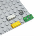 City Treasure Gold Silver Diamond Safe Box Building Blocks Jewel Dollars Cash Coin Brick Compatible Figures Accessories Kids Toy