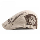 2023 Spring Cotton Letter Embroidery Newsboy Caps Flat Peaked Cap Men and Women Painter Beret Hats 119