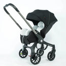 EU-LAGER 4-in-1 Kinderwagen Multifunktionaler Neugeborenenwagen Klappbarer Sitzkorb Leichter Reisekinderwagen Autositz