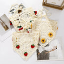 Spring Sweet Knitted Triangle Scarf Bohemian Style Women's Turban Beach Headband Trend Accessories Girl Hair Scarf Headdress