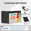 12V 12Ah LiFePO4 Battery With BMS Lithium Iron Phosphate Battery For RV Campers Kids Car 12V Rechargeable Deep Cycle Bateria