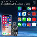 2025 New Wireless Carplay Android Auto Adapter 2 in 1 Smart AI Box Plug&Play Car Dongle BT WiFi for Wired CarPlay/Andriod Auto