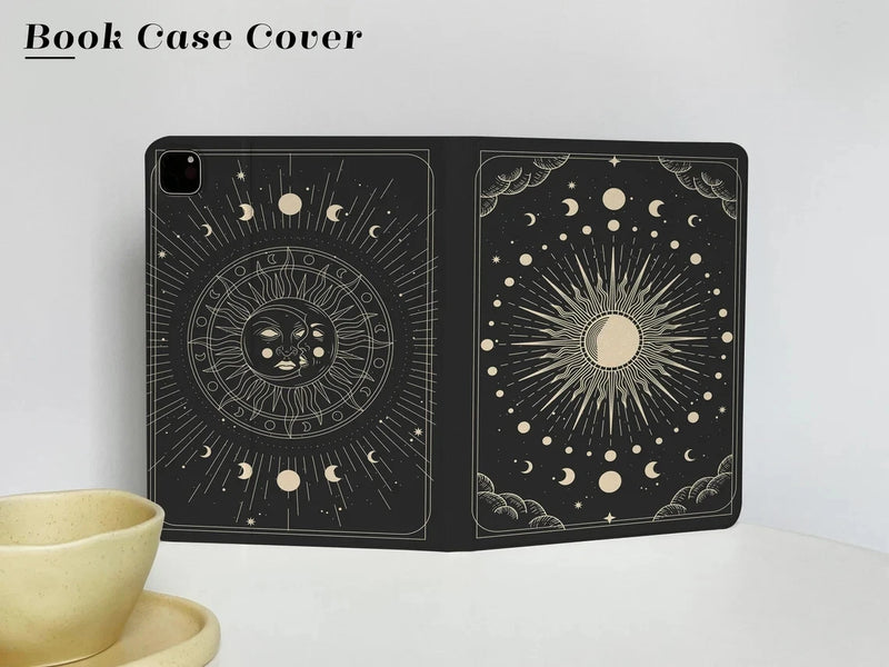 Fancy Solar Eclipse ipad case For Apple Air 10.9 iPad Pro 2020 Cover for iPad 10.2 11 12.9in 2021 Mini 5 6 Case with Pen holder
