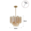 The Amber Atelier | Hand-Set Murano Glass Chandelier