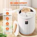 SucceBuy Towel Warmer 20L Large Towel Warmer Bucket with LED Screen Auto Shut Off Child Safety Lock Heat 4-Level Time Adjustable