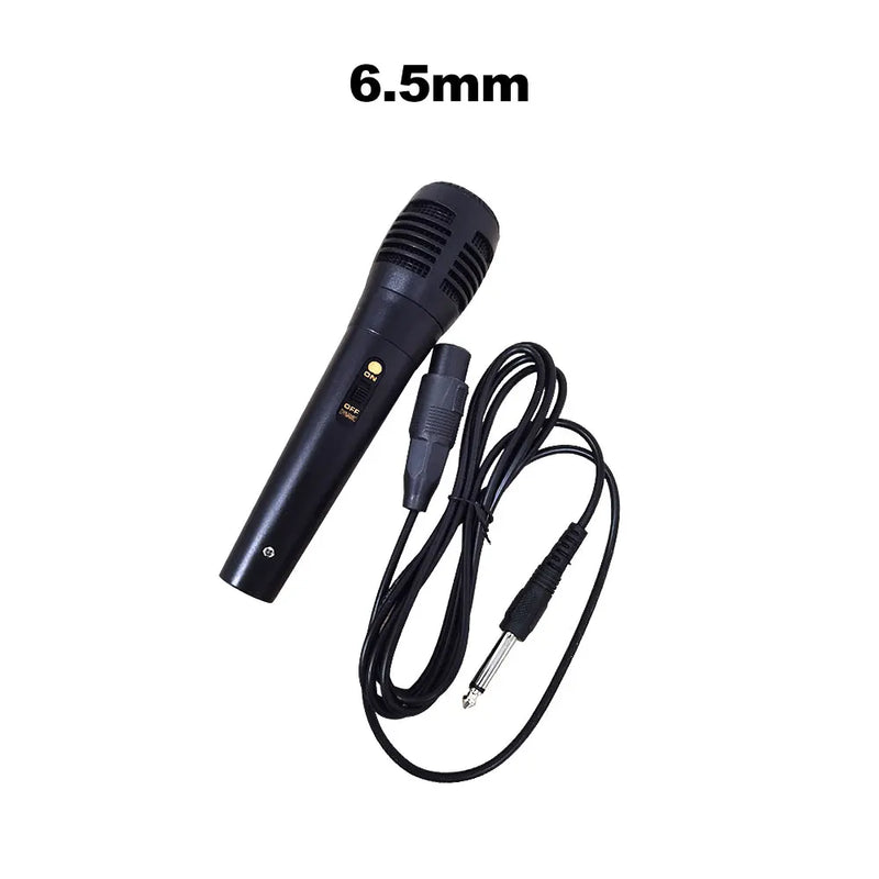 3.5mm/6.5mm Wired Bluetooth Microphone Portable Dynamic Omnidirectional KTV Handheld Megaphone for Karaoke Speech Wedding