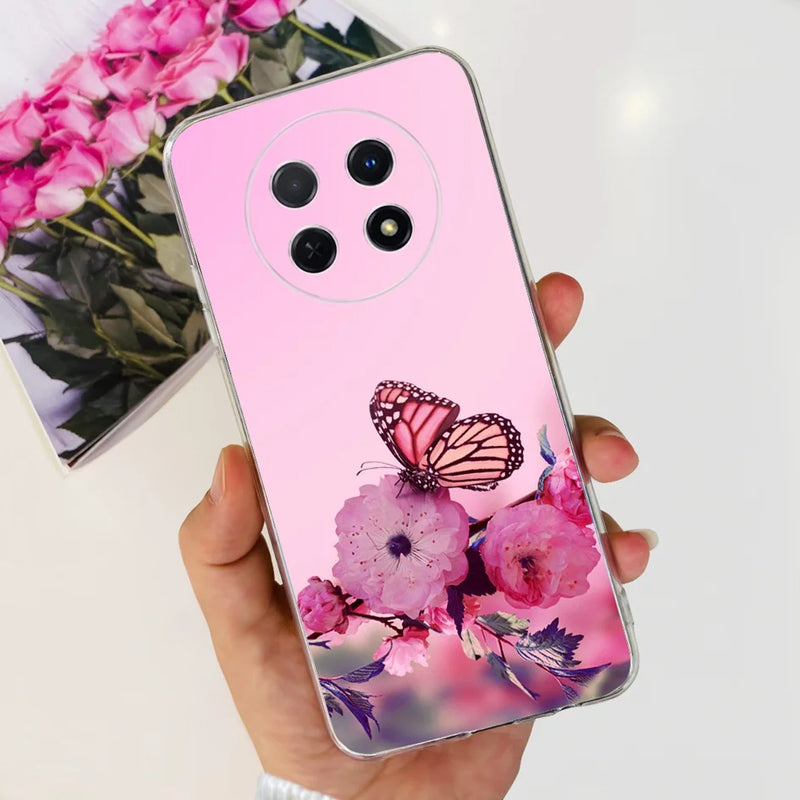 For Cover Huawei Nova Y91 Phone Case STG-LX1 STG-LX2 Silicone Transparent Capa Soft Coque For Huawei Nova Y91 Y 91 NovaY91 Funda