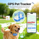 GPS Pet Tracker 4G for Dogs & Cats Built-in SIM with Real-Time Tracking, WiFi Home Positioning, IP67 Waterproof, Plan Required