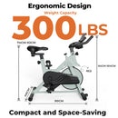 Superun Magnetic Control Exercise Bike Large Tablet Holder Comfortable Seat Indoor Cycling Bike Cardio Fitness Bike