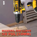 Lithium battery-powered screwdriver, electric screwdriver, electric hand drill, electric impact drill, combo set, home DIY kit
