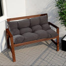 Garden Patio Swing Bench Cushion Seat Pad, Dark Grey 120x80CM
