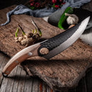 Forged Multi-purpose Knives Stainless Steel Kitchen Knife Meat Vegetable Cutting And Boning Knife Solid Wood Handle With Cover