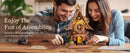 Robotime ROKR Cuckoo Clock Mechanical 3D Wooden Puzzle Christmas Cuckoo Clock Building Kit Holiday DIY Project for Teens Adults