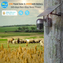 Xega 4G SIM Surveillance Camera Solar Panel 20W 20000mAh Battery 24h Recording 2K Color Night Vision Human Detection IP Camera