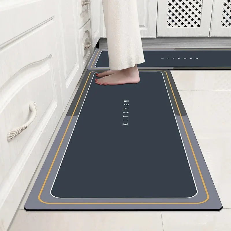 High Quality Diatomaceous Earth Mud Kitchen Floor Mat,anti Slip Bottom Absorbent Floor Mat,quick Drying Bathroom Mat,largecarpet