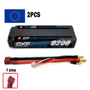 DXF 2S Lipo Battery 7.6V 130C 9200mAh 5mm T Plug Hardcase For 1/10 Buggy Truggy Offroad Boat Car Boat Truck RACING Helicopter