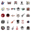 10/30/50PCS Heavy Metals Stickers Rock Cartoon Sticker Music Graffiti Decoration DIY Luggage Laptop Phone Guitar Bike Decals Toy