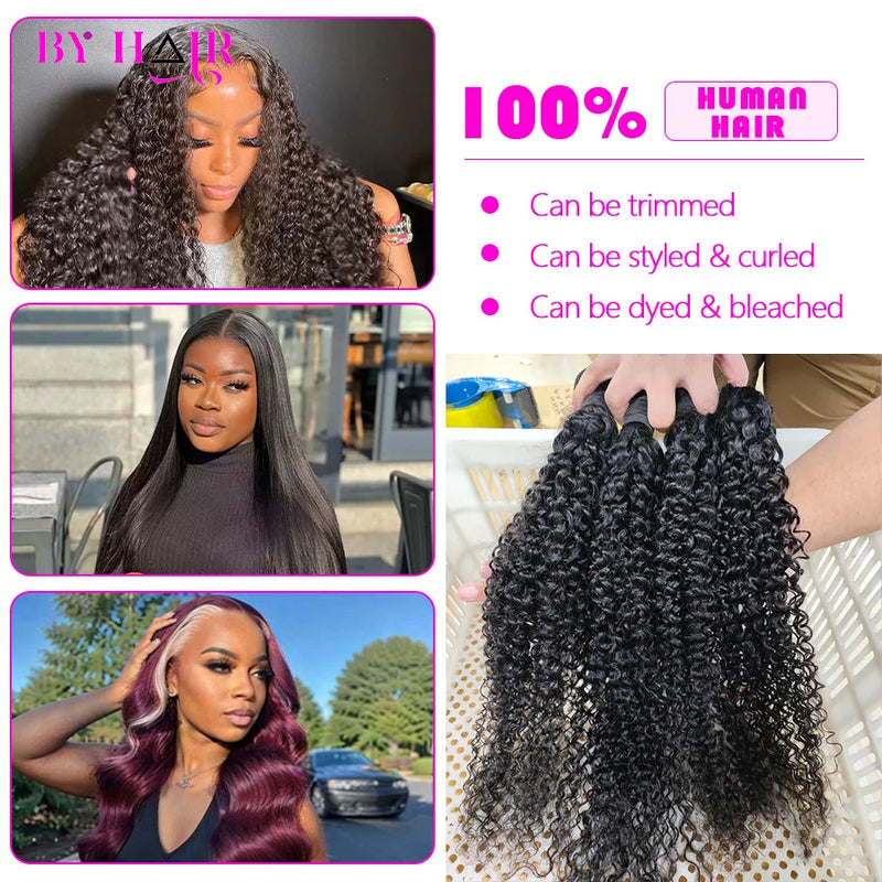 12A Kinky Curly Hair Bundles Burmese Curly Hair Bundles Jerry Curly Bundles Human Hair 2-5 Days Delivery Human Hair Extensions