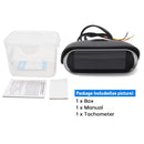 High Quality Universal Auto Car LCD Tachometer Digital Engine Tach Gauge Car Motorcycle rpm meter 12/24v Ship From Russia