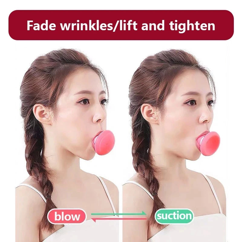 Silicone Jawline Exerciser Lifting Firming Face Double Chin Remover Ball Breathing Trainer Slimmer Muscle Training Face Lift Hot
