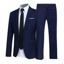 2026 Men's Business Casual Formal Dress Two-piece Suit Trendy Office Wedding Groom Suit Set Men Clothing Blazer Suits Pants Set