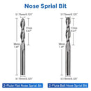 40tlg. Schaftfräser CNC Router Bits mit ER11, ER16 Spannzange, 1/8" Schaft CNC Fräser Gravierfräser Set
