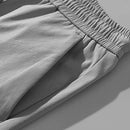 Ice Silk Men's Pants 2025 Summer New Black Gray Thin Business Casual Pants Outdoor Elastic Breathable Straight Leg Sweatpants